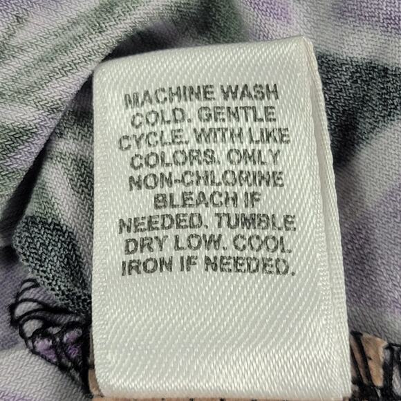 Cato Purple and Black Tunic Blouse Size 26/26W - Picture 6 of 8